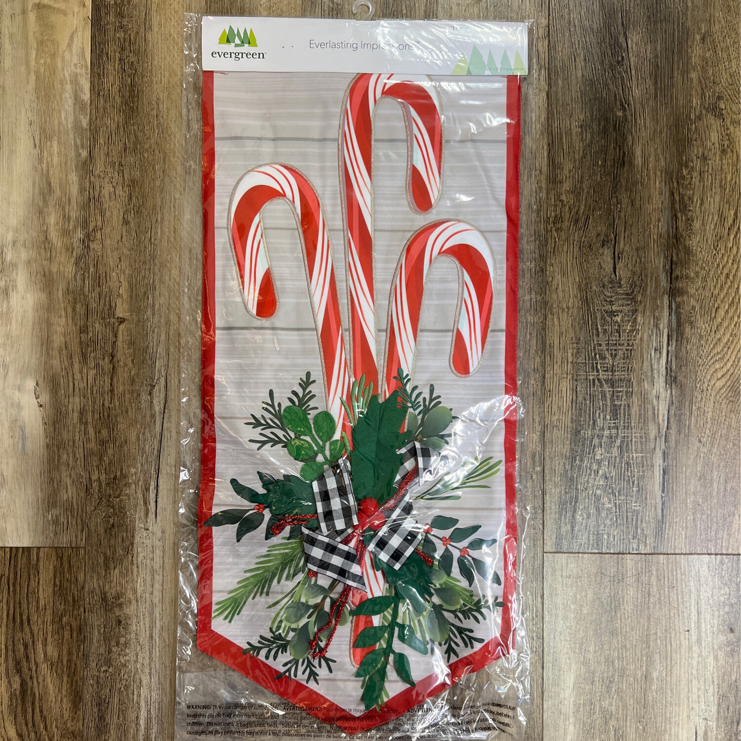 Candy Cane Bouquet Tall Flag