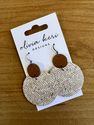 Olivia Keri Chevron Earrings