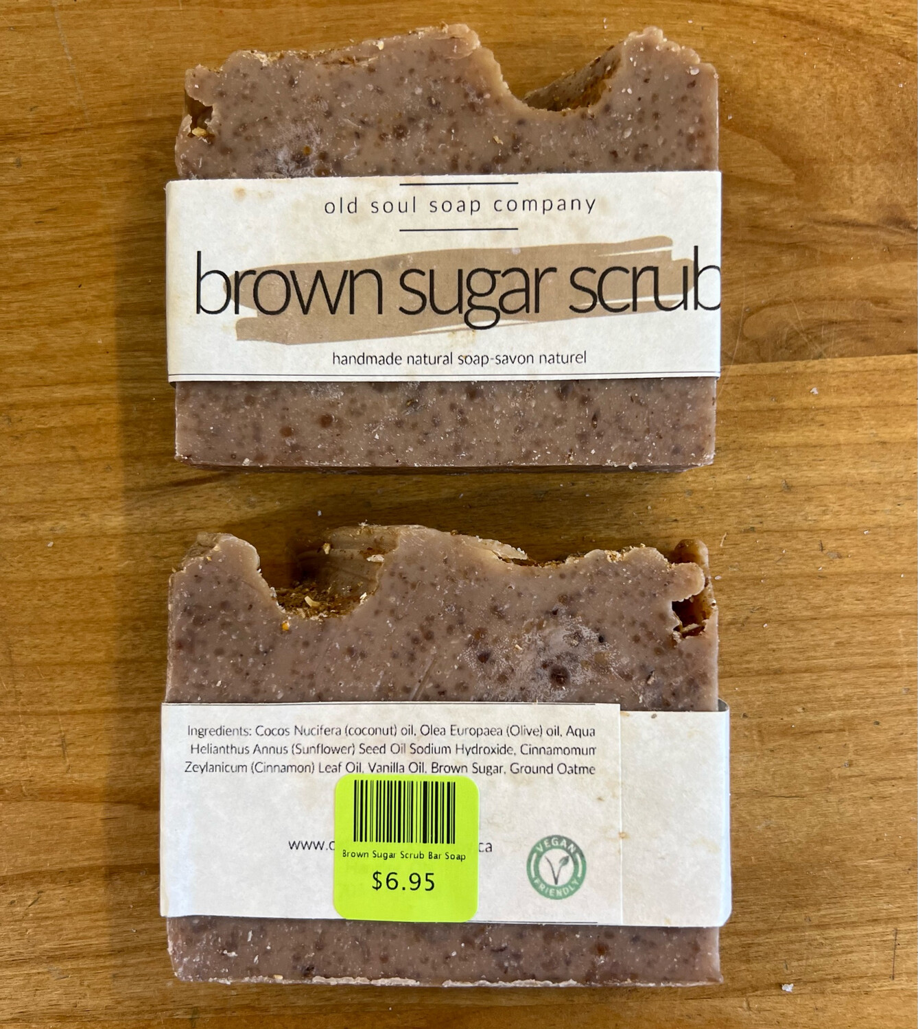 Brown Sugar Scrub Bar Soap