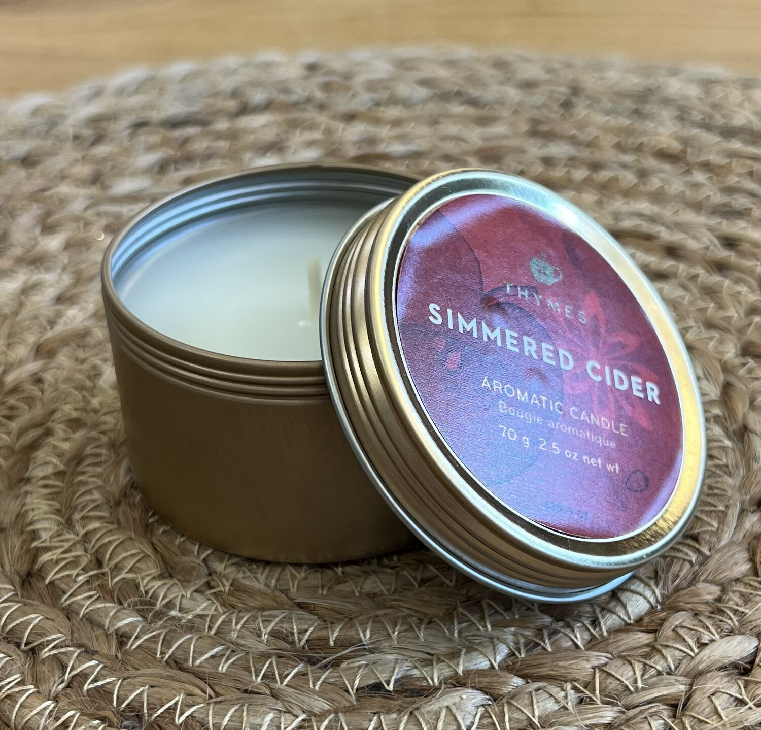 Thymes Simmered Cider Travel Tin