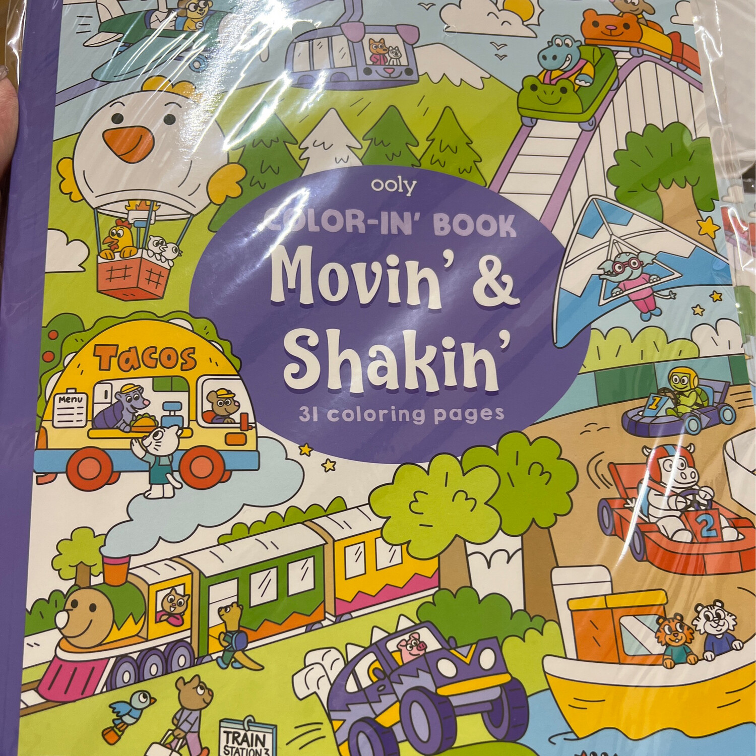 Movin' & Shakin' Color-In Book