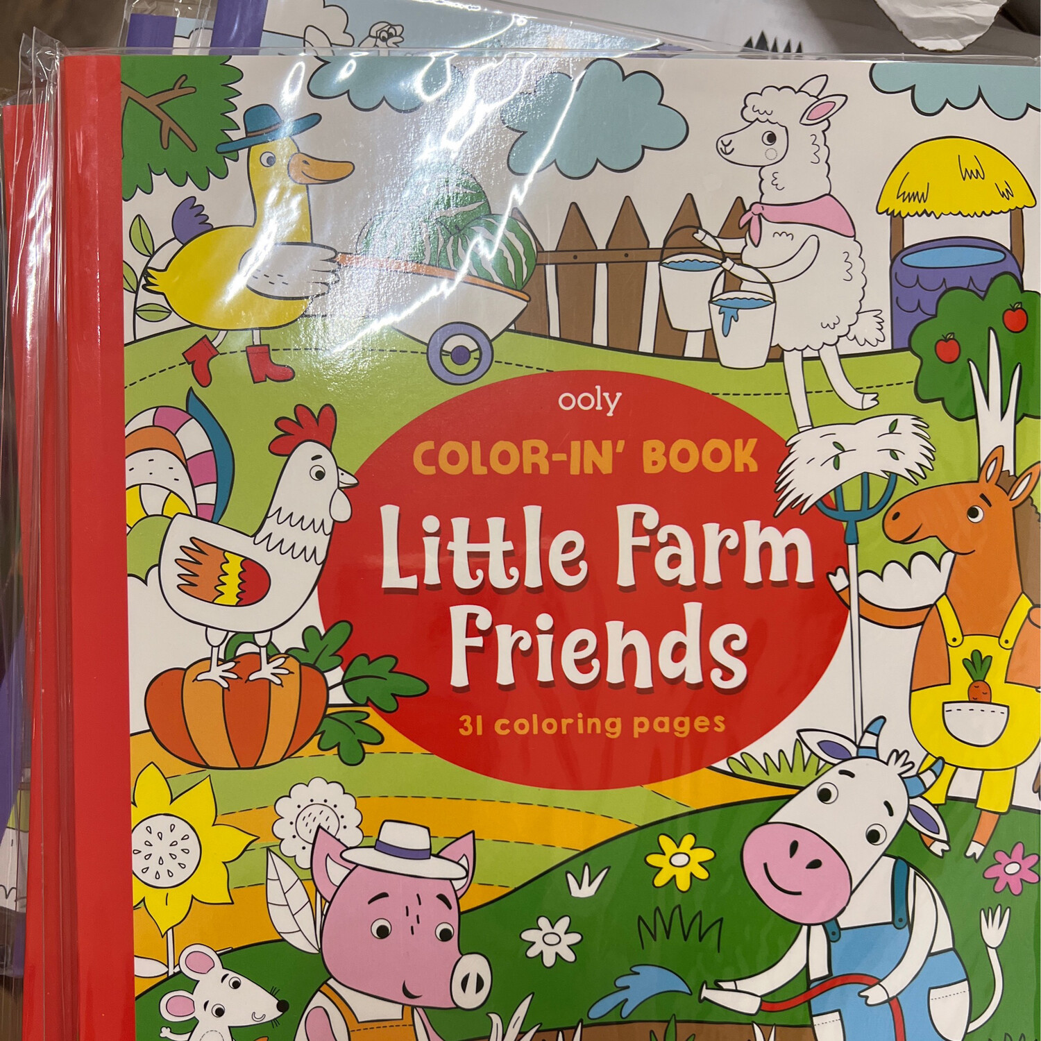 Little Farm Friends Color-In Book