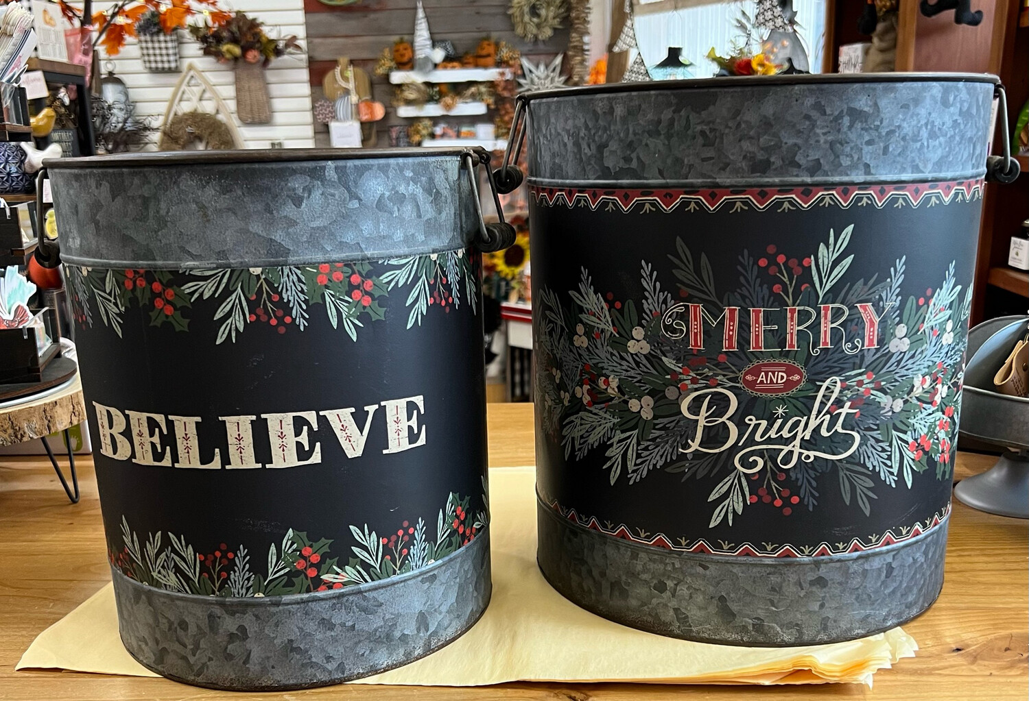 Merry &amp; Bright Buckets