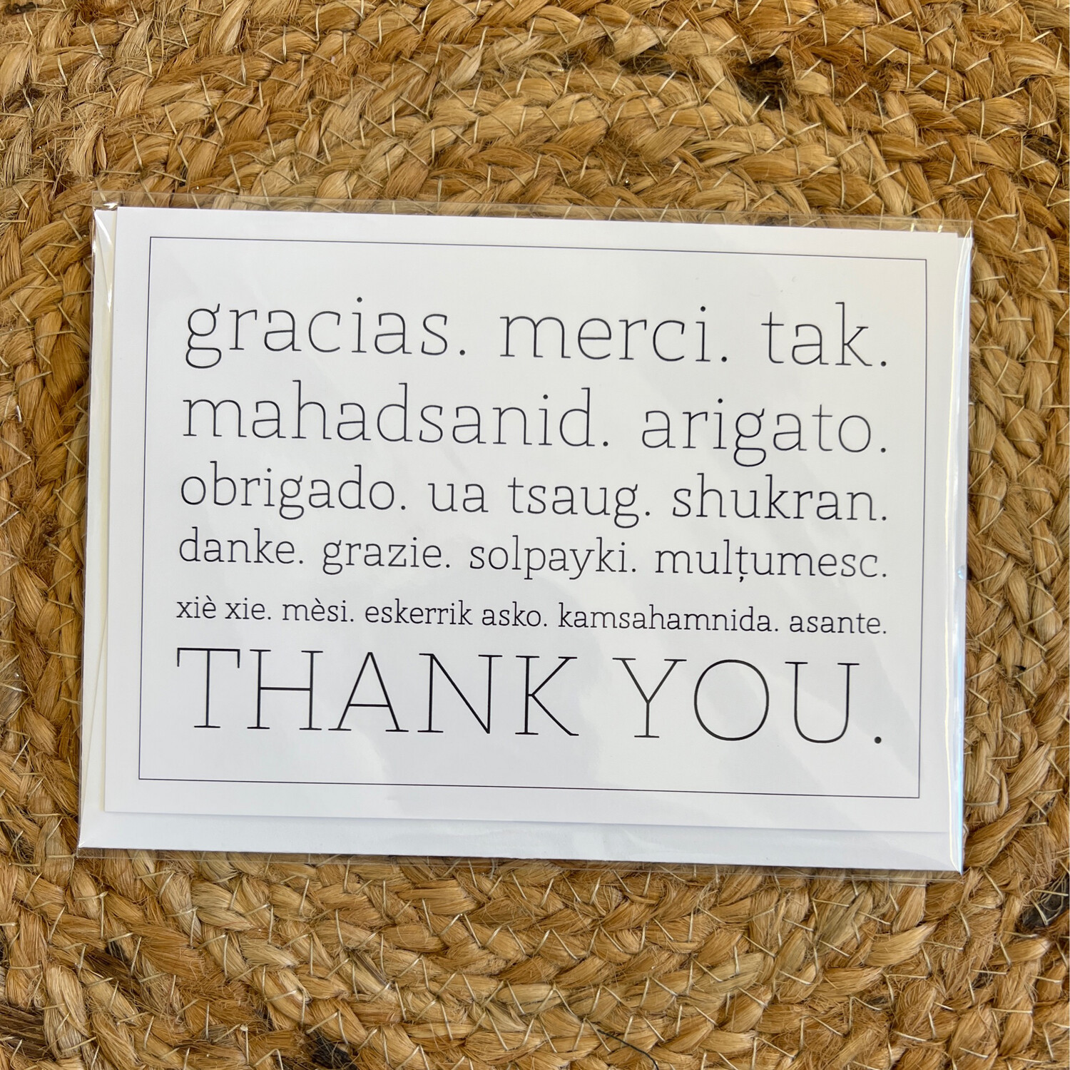Thank You Many Languages
