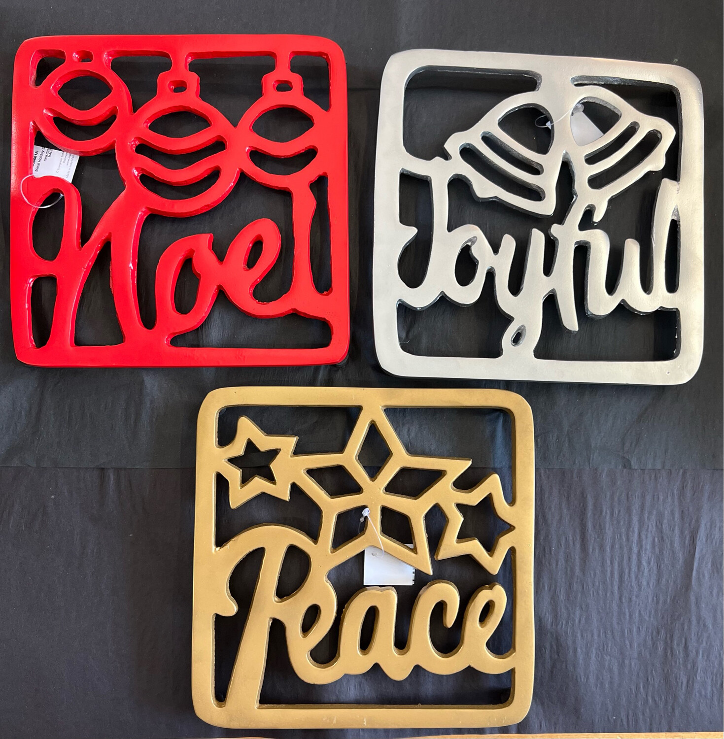 Holiday Metal Trivets
