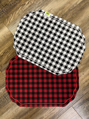 Reversible Plaid Placemat Reversible Plaid Placemat