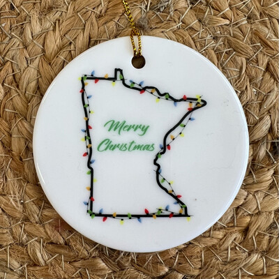 Minnestoa State Ornament Minnestoa State Ornament