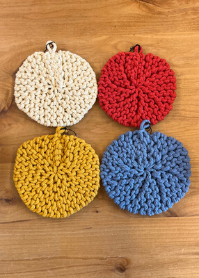 Round Crocheted Trivet