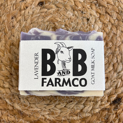 B&B Goats Milk Soap - Lavender