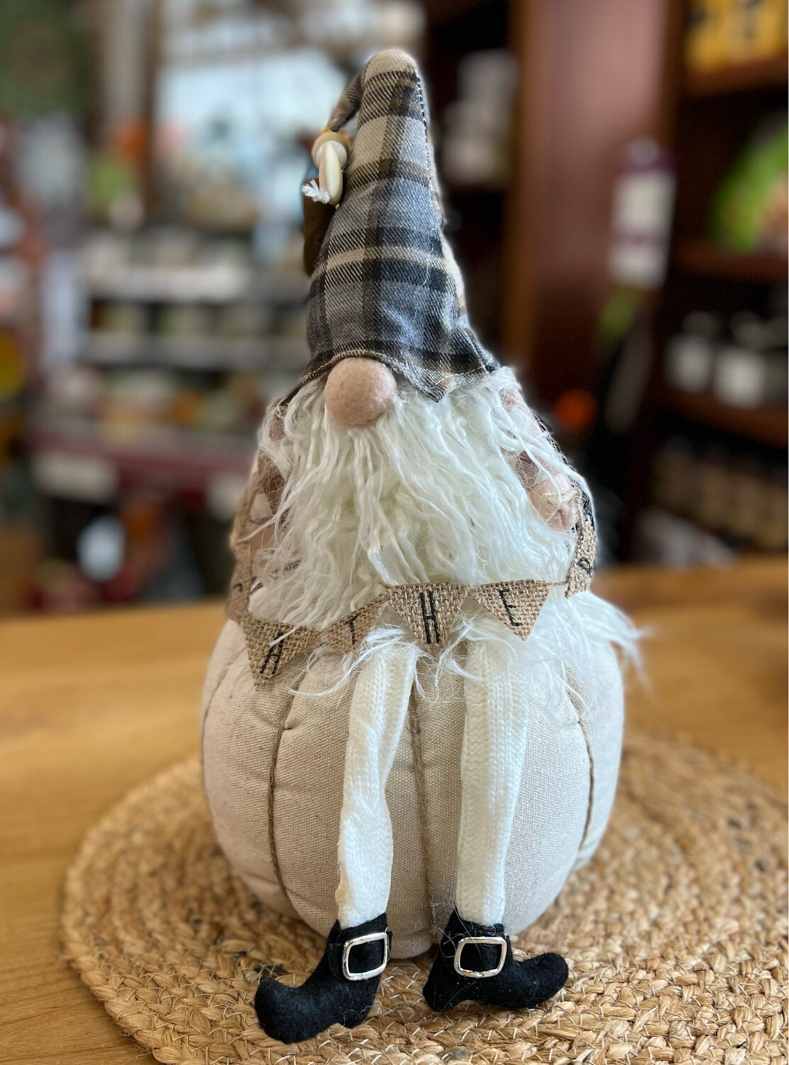 Ivory Pumpkin Gnome