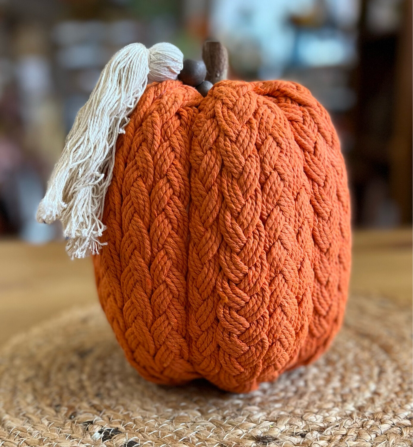 Braided Orange Pumpkin Braided Orange Pumpkin