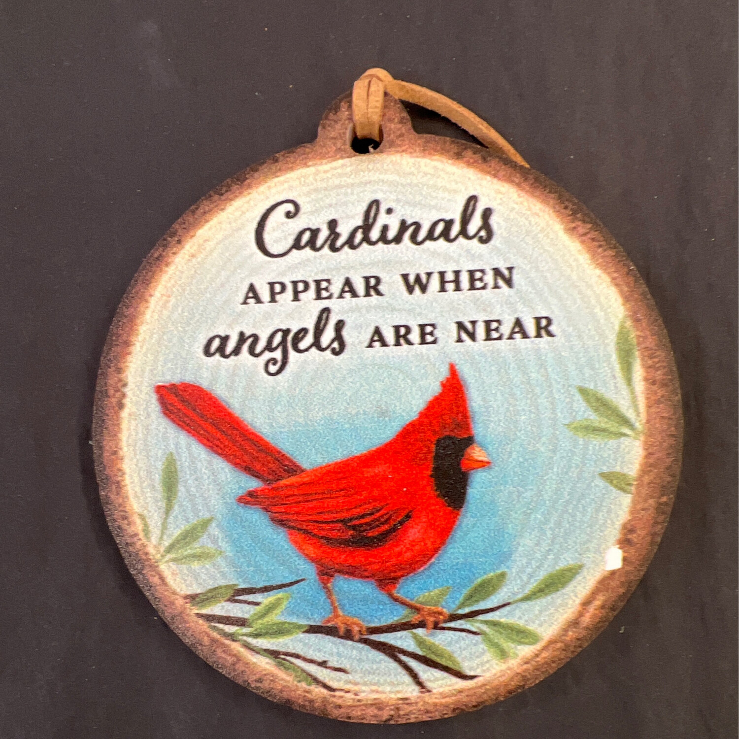 4" Cardinal 2 Sided Ornament
