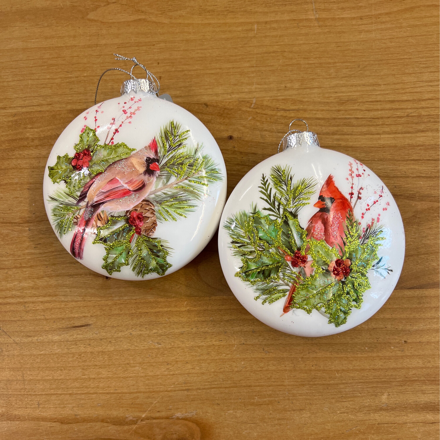 5" Cardinal Disc Ornament 5" Cardinal Disc Ornament
