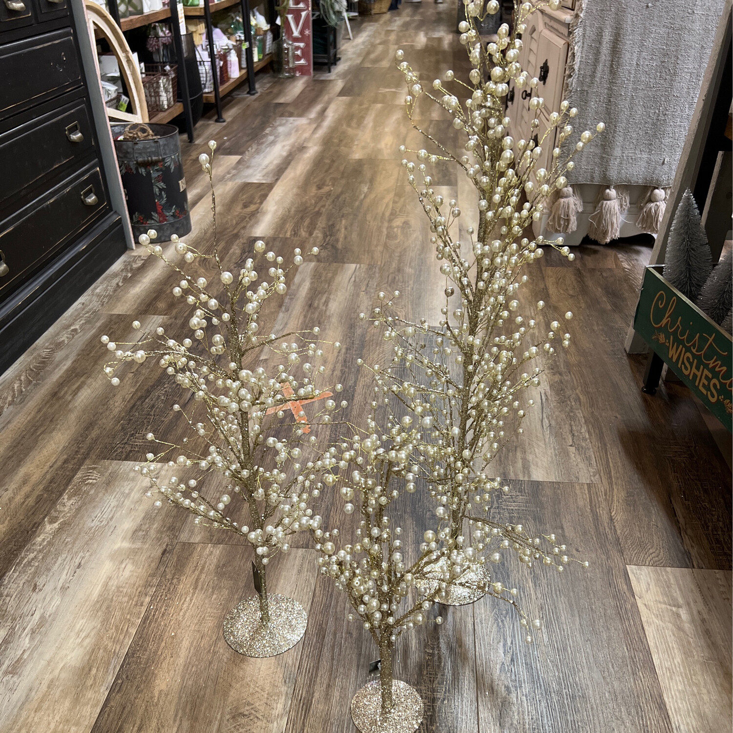 Gold &amp; Pearls Trees