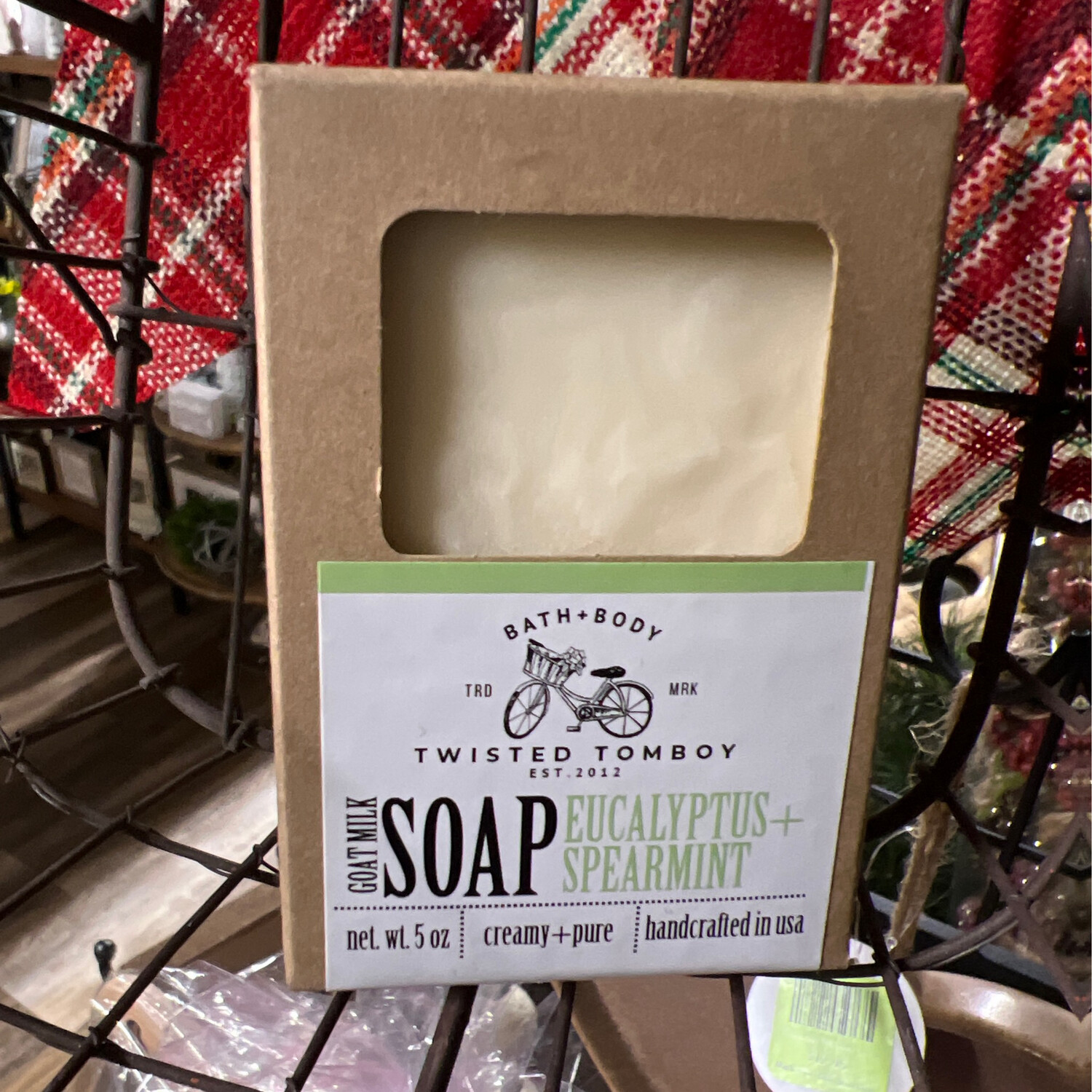 Eucalyptus+Spearmint Goats Milk Soap