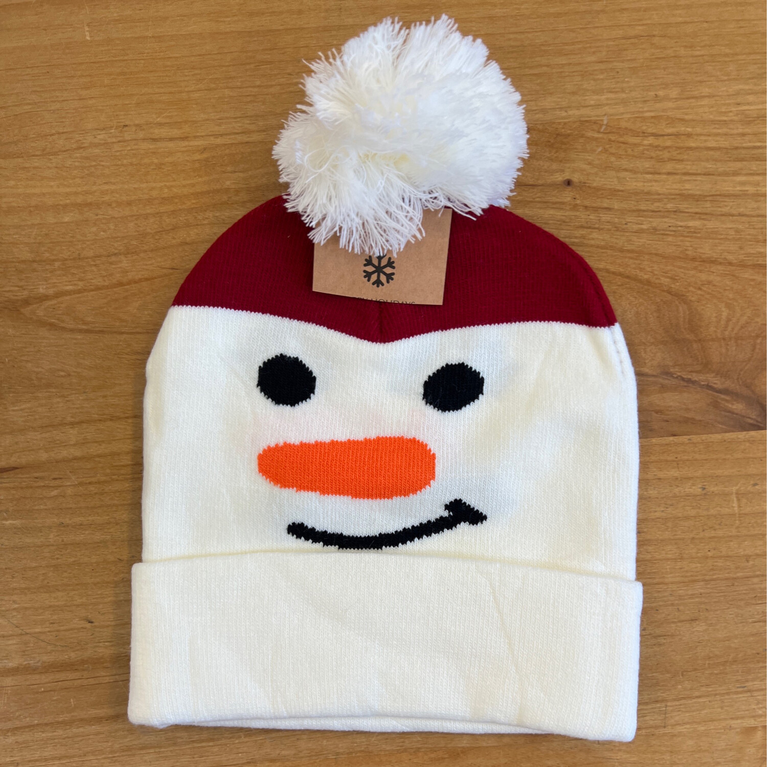 Snowman Pom Hat
