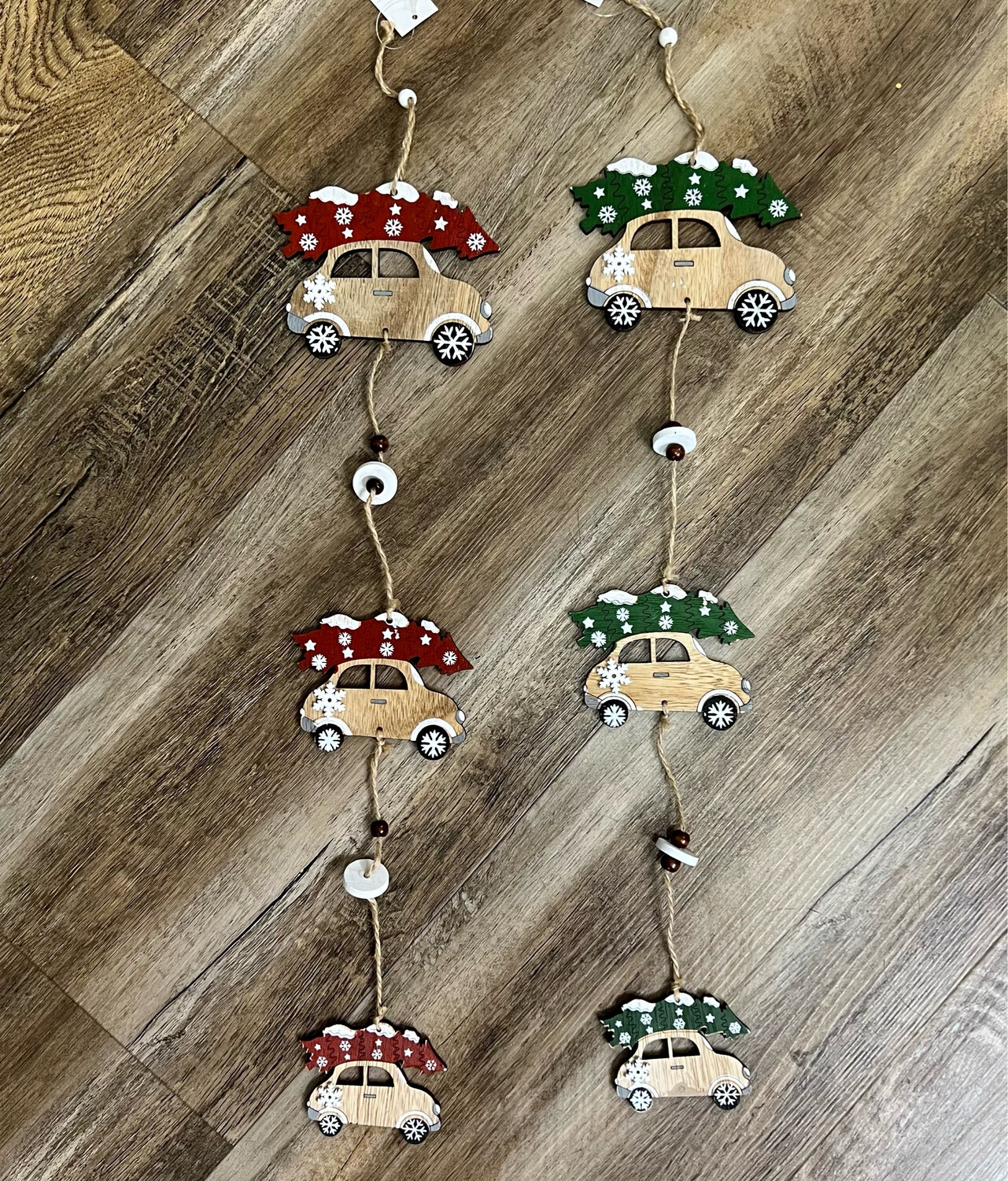 22&quot; Wood Car Garland