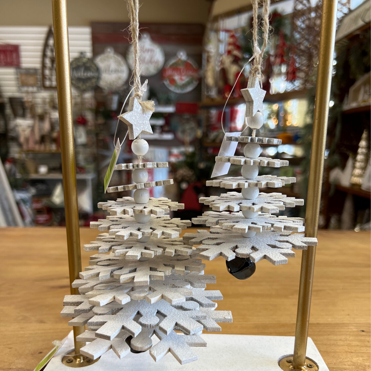Snowflake Trees Ornaments