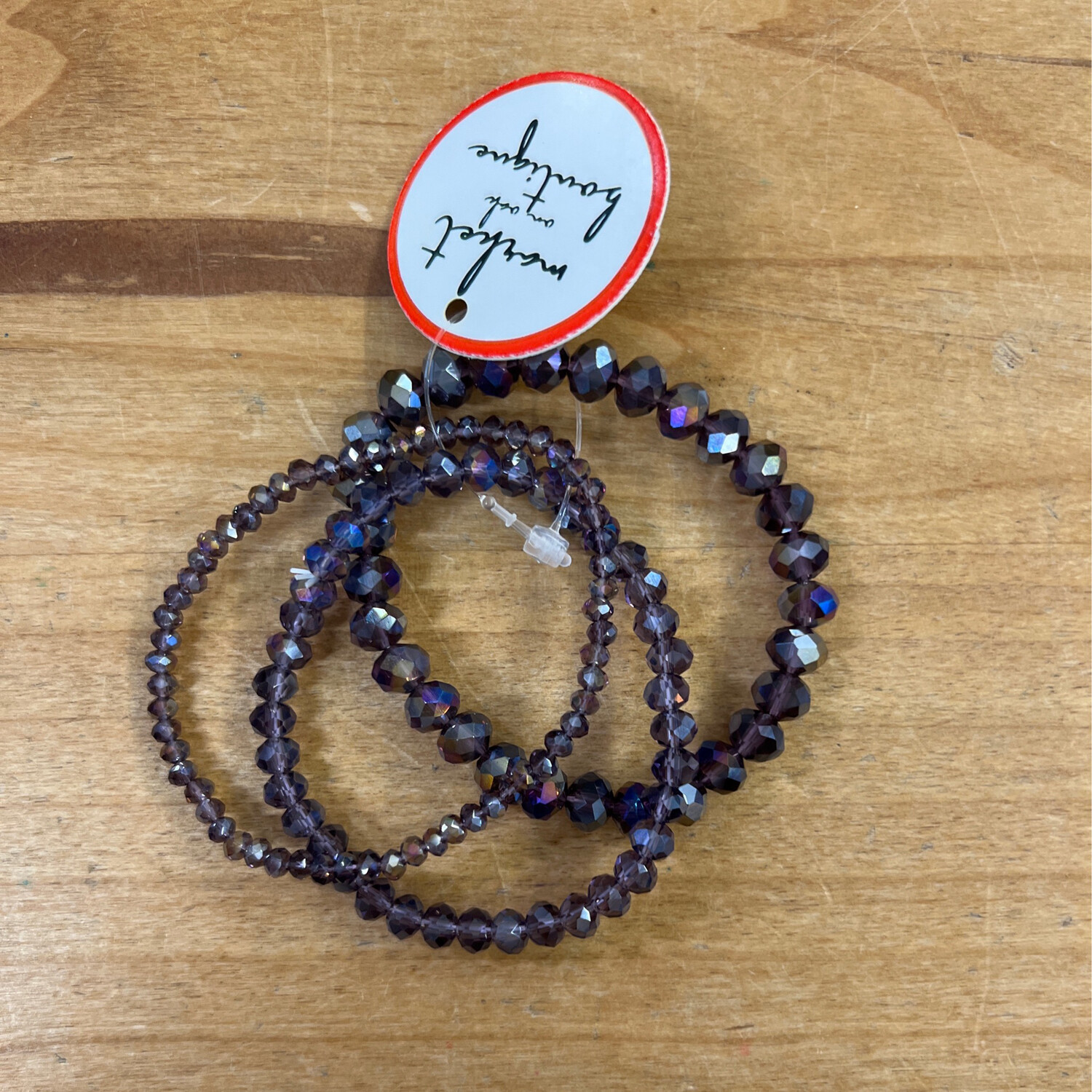 Purple Faceted Set/3