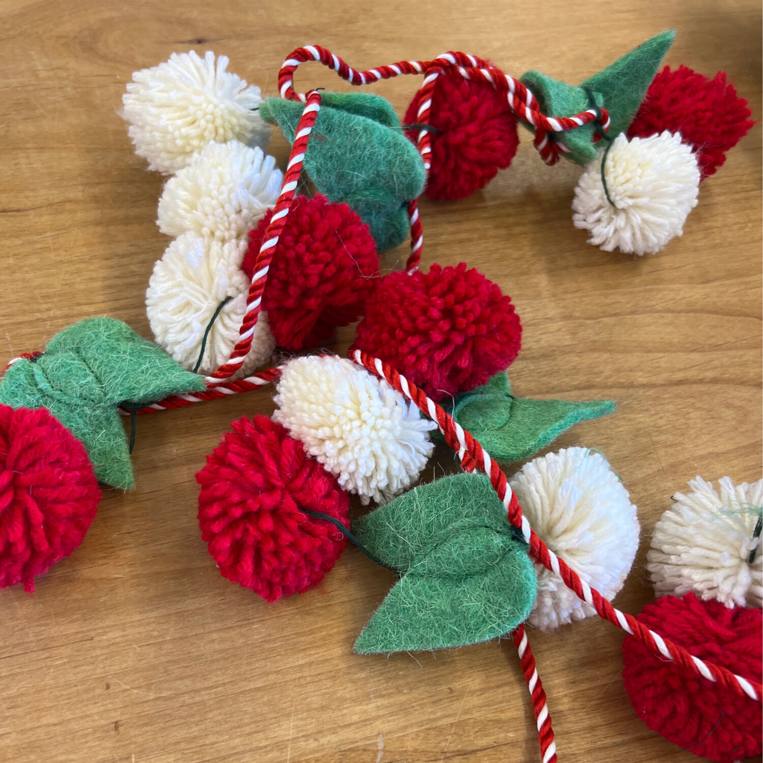 72" Wool Felt Berry Garland 72" Wool Felt Berry Garland