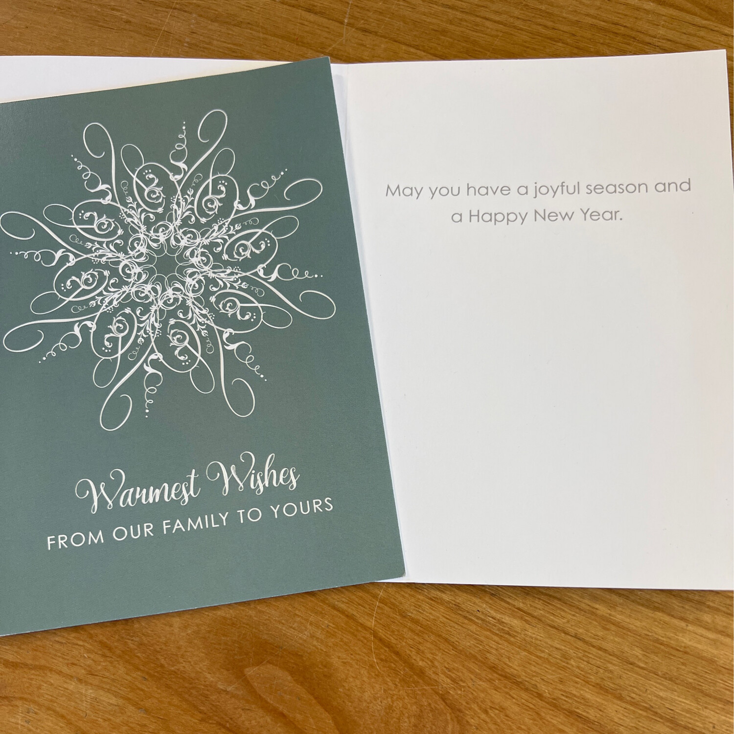 Swirling Snowflake Card