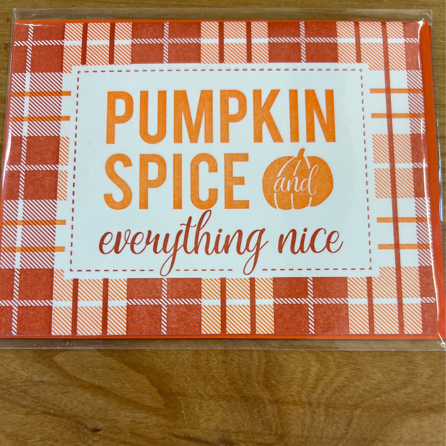 Pumpkin Spice Card