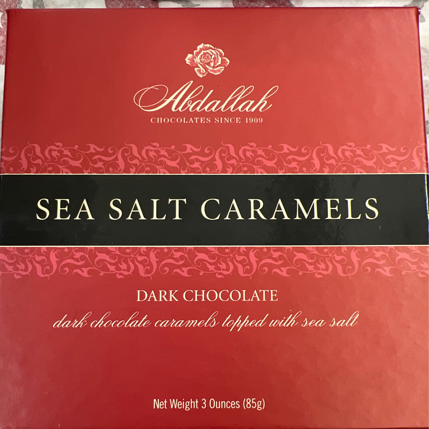 3oz Dark Chocolate Sea Salt Caramel Box