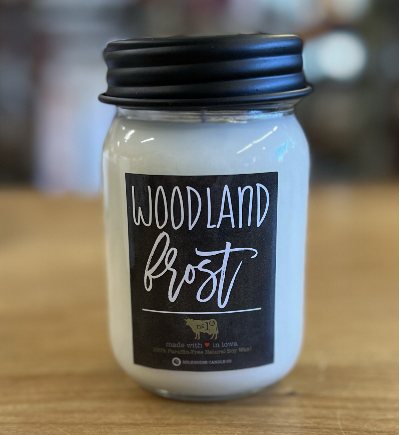 Woodland Frost 13oz Mason Jar