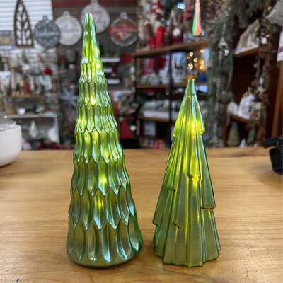 Illuminated Green Trees Illuminated Green Trees