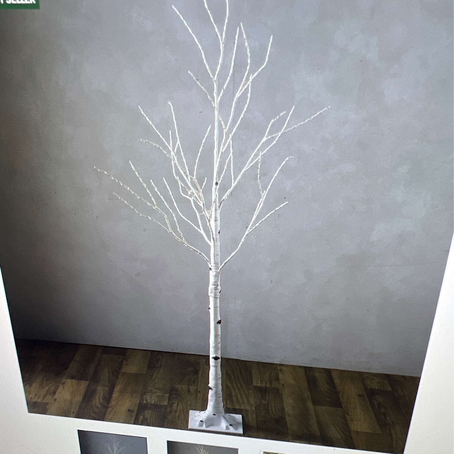 4' LED 50 Light Birch Tree