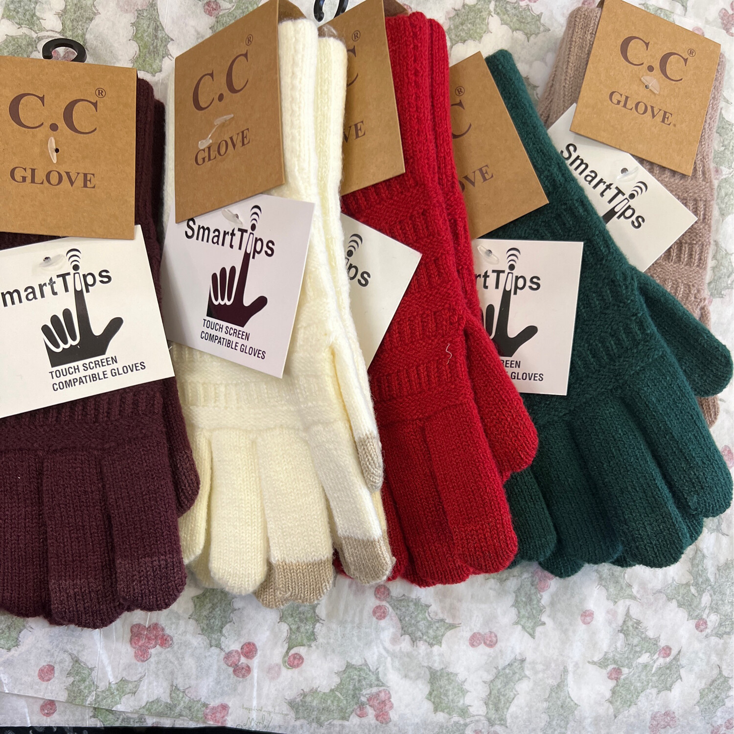 CC Smart Tip Ribbed Gloves