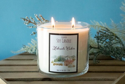 13oz Lakeside Cabin Soy Candle