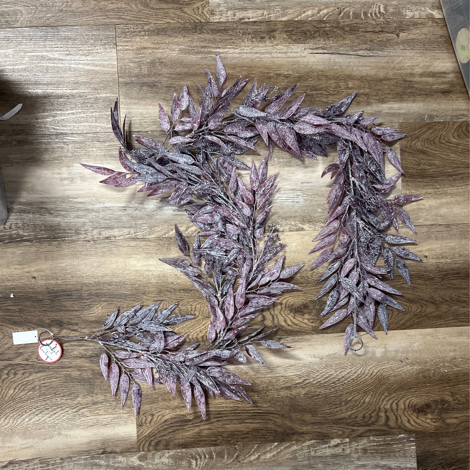 68&quot; Frosted Purple Garland