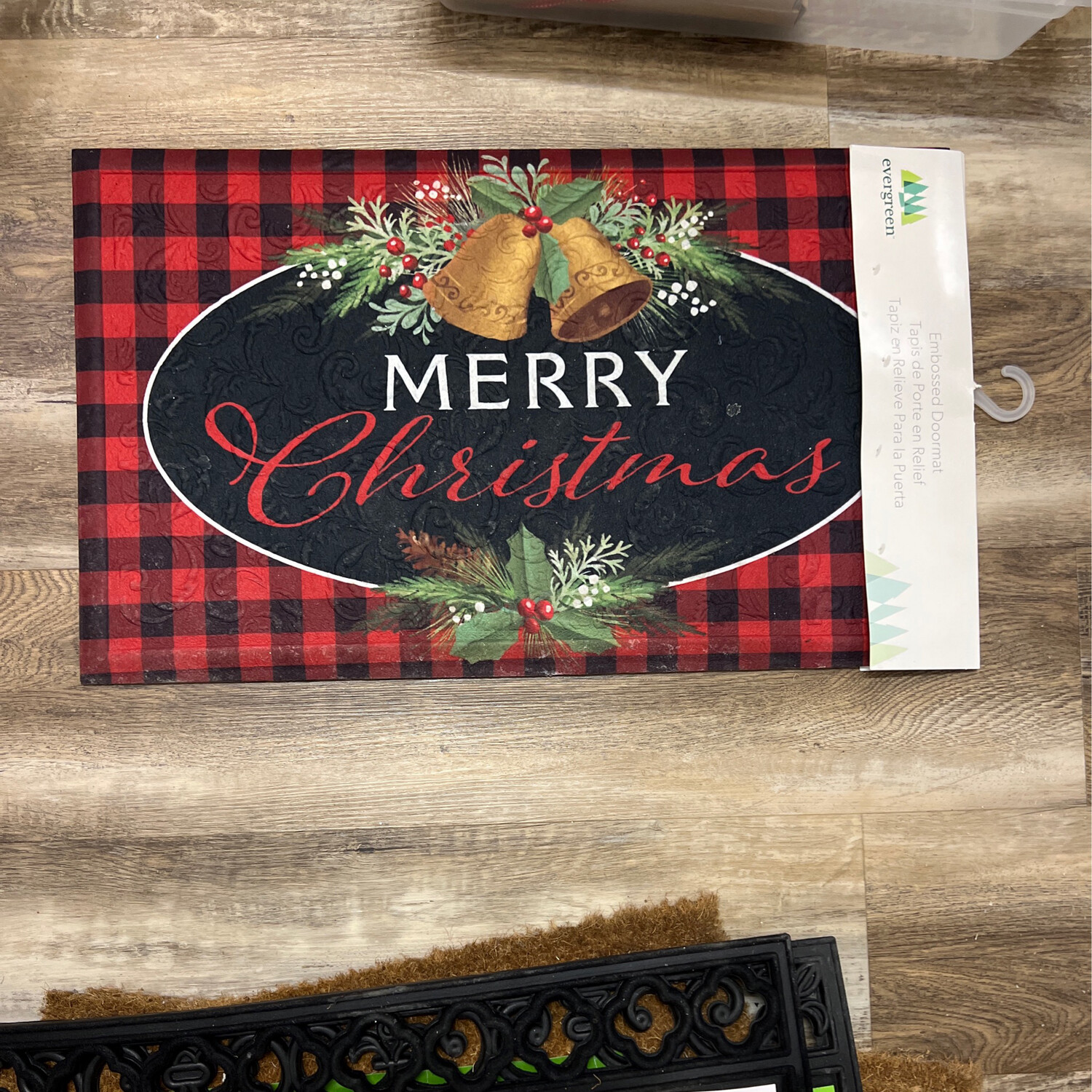 Christmas Embossed Floor Mat