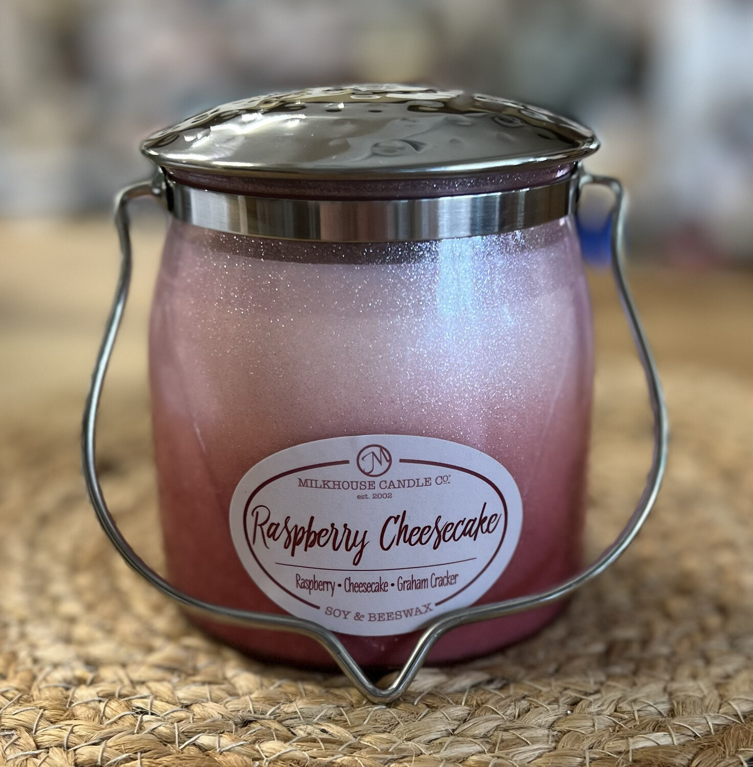 Limited Edition Raspberry Cheesecake 16oz Butter Jar