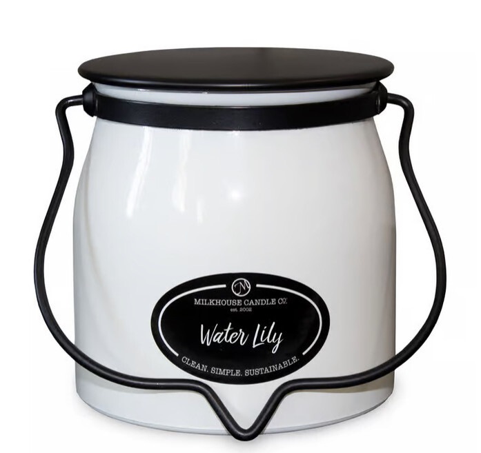 Milkhouse Water Lily 16oz Butter Jar