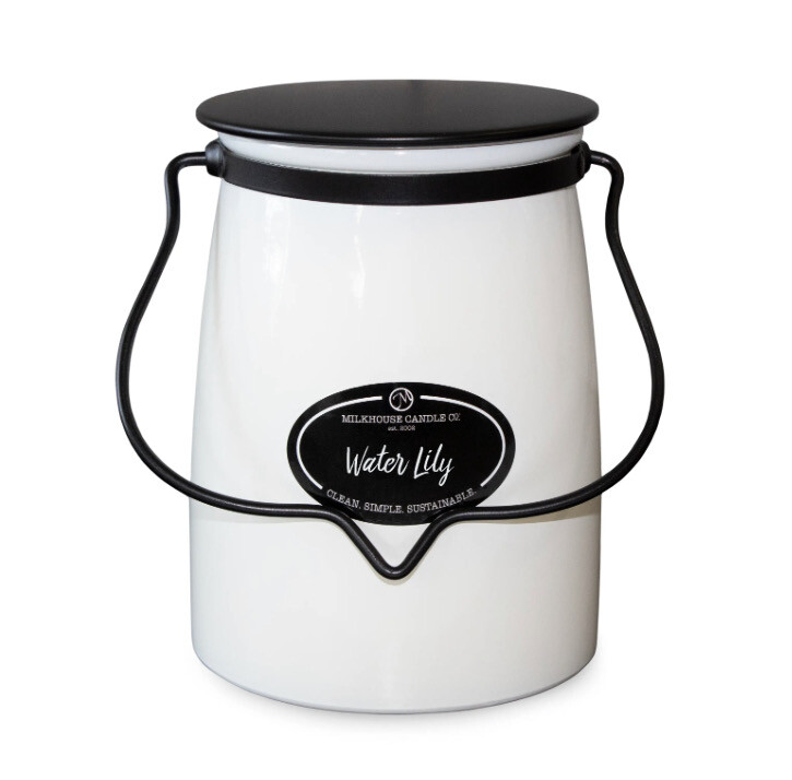 Milkhouse Water Lily 22oz Butter Jar