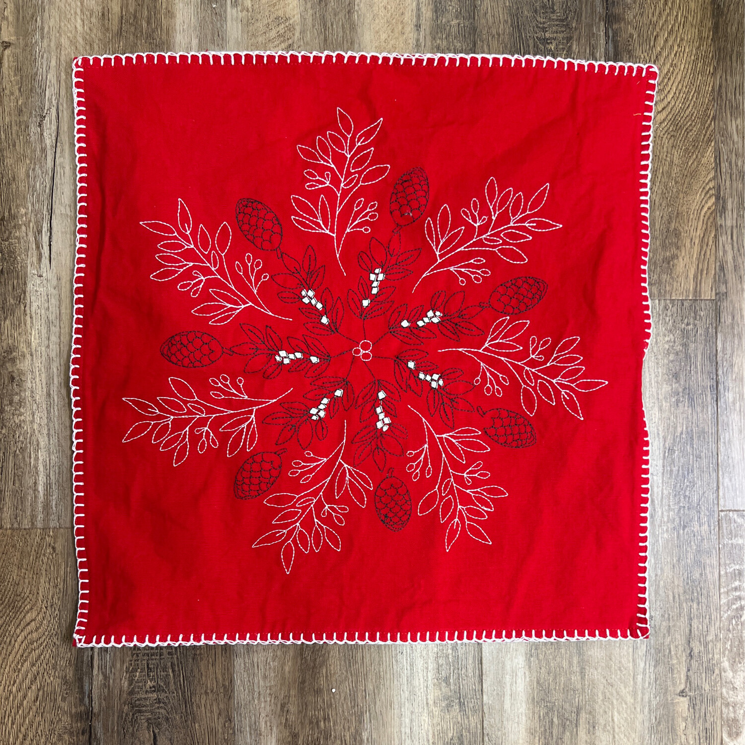 20&quot; x 20&quot; Poinsettia Pillow