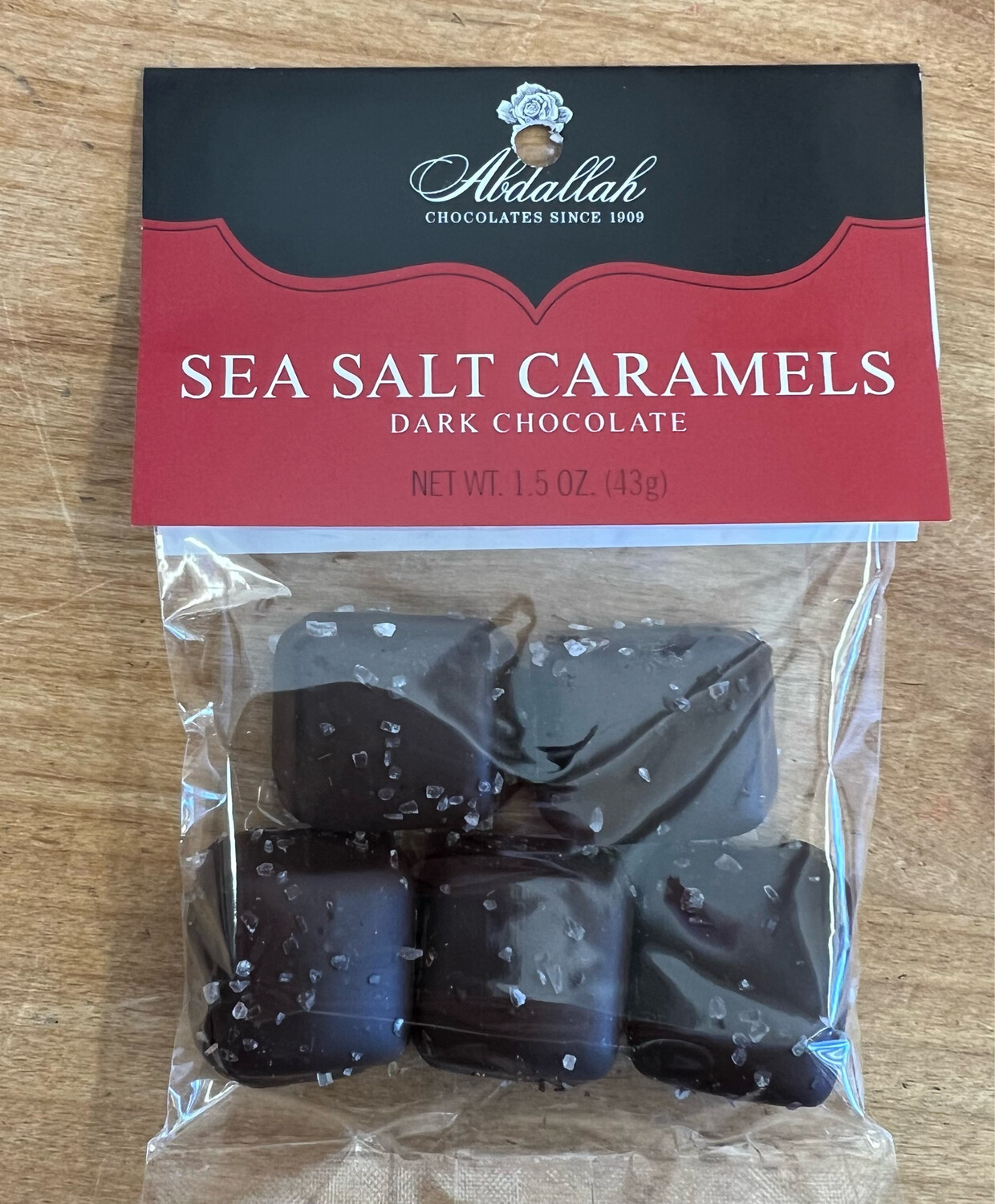 1.5oz Dark Chocolate Sea Salt Caramels