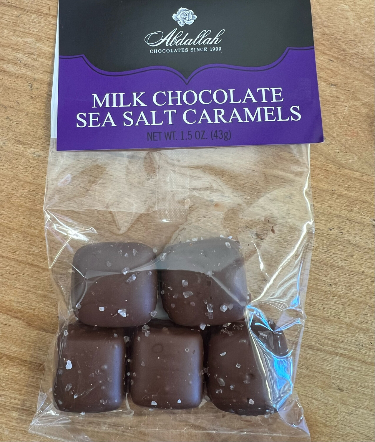 1.5 oz Milk Choc Sea Salt Caramel Single