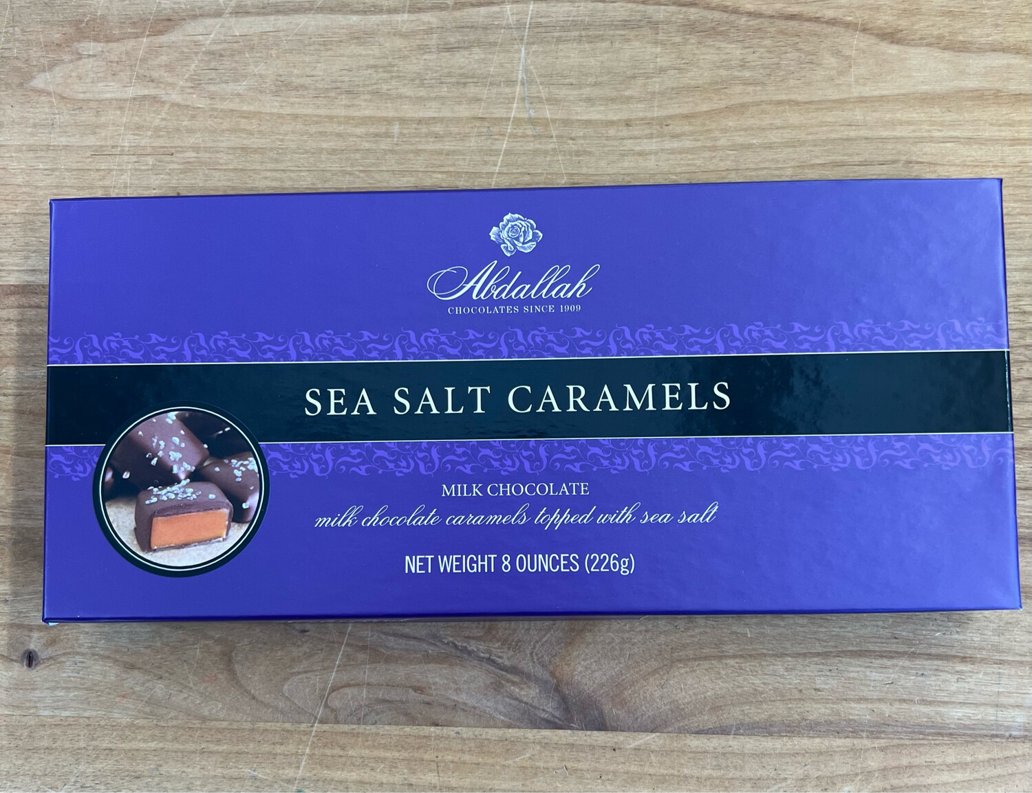 Abdallah 8oz Milk Chocolate Sea Salt Caramels
