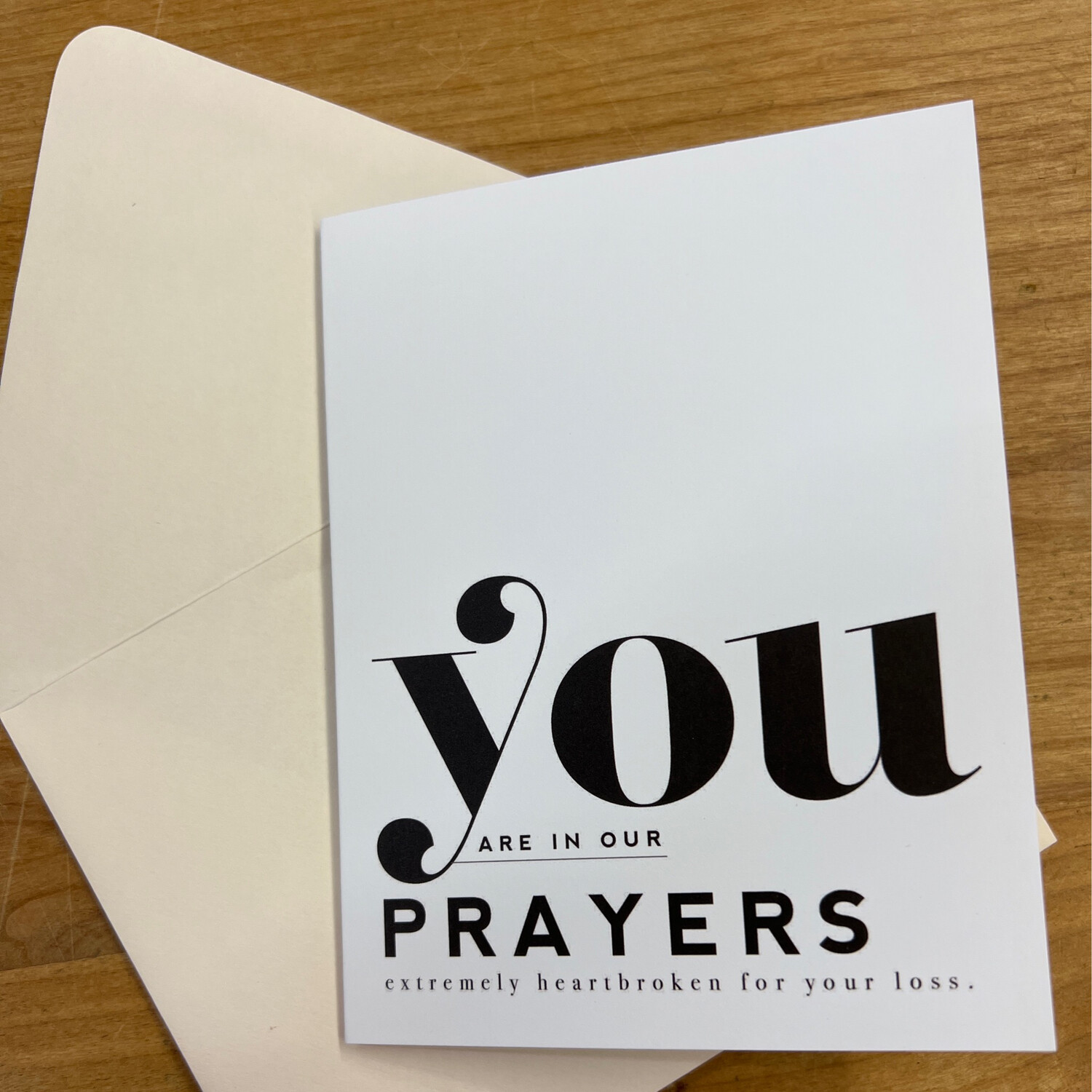 You Are In OurPrayers Card