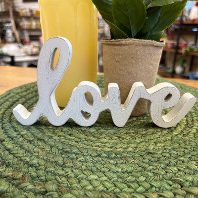 Whitewashed Love Cutout