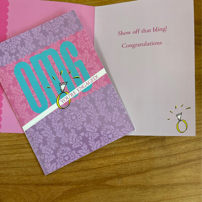 OMG You're Engaged Card