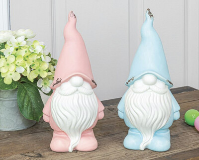 Ceramic Spring Gnomes