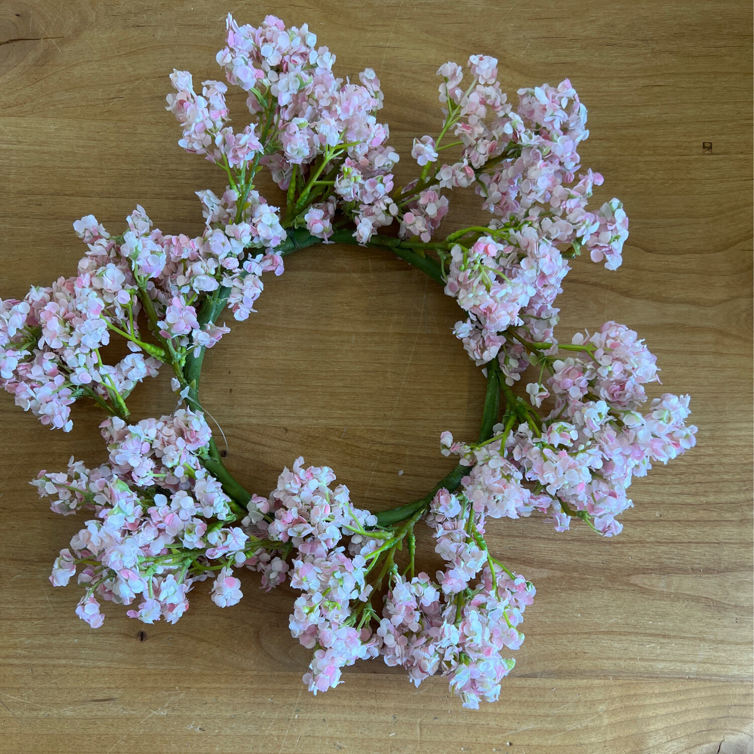 13" Pink Blossoms Wreath