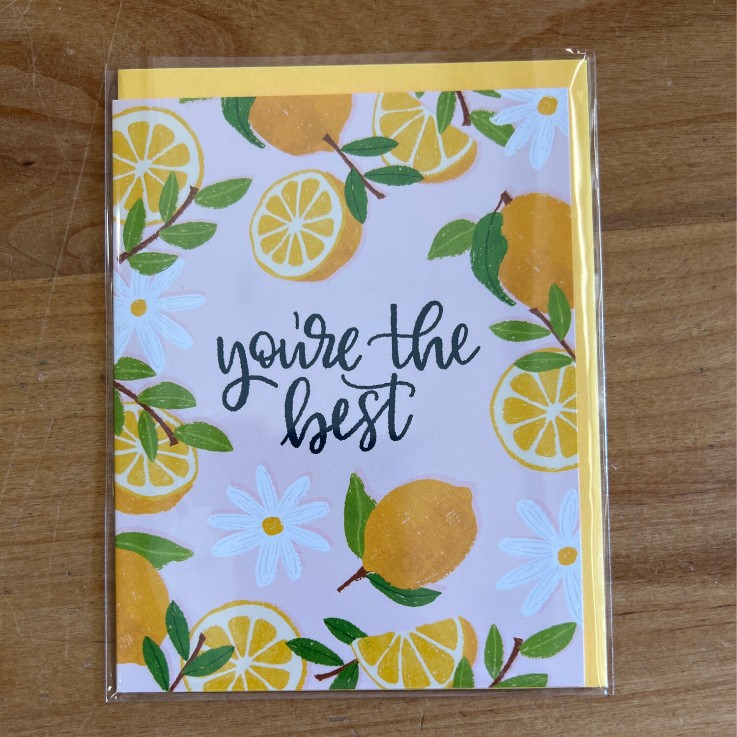 You're The Best Lemon Card