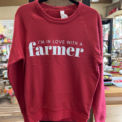In Love With A Farmer Sweatshirt