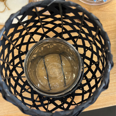 Black Woven Lanterns
