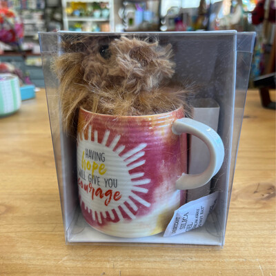 Gift Set - Lion Plush & Ceramic Mug